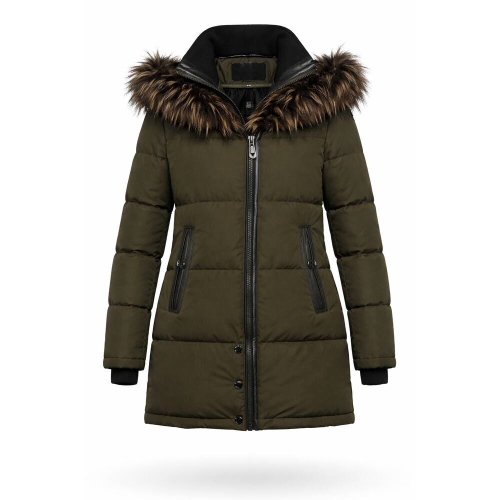Noize Puffer Jacket Womens Size S Canada Down Parka Heavyweight Bomber Quilted